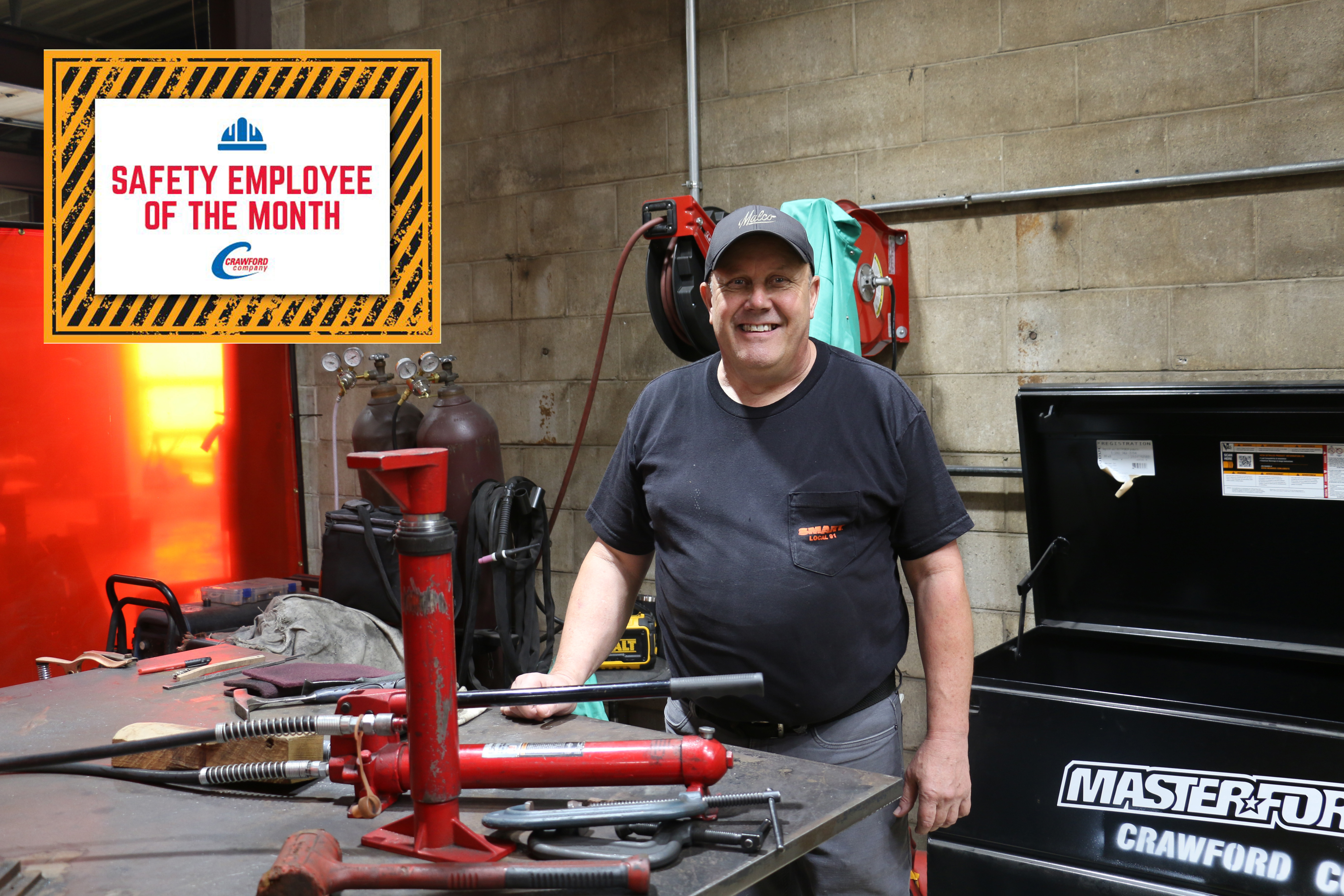 Jeff bodeen august safety award recipient